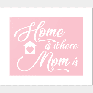 Home is where Mom is Posters and Art